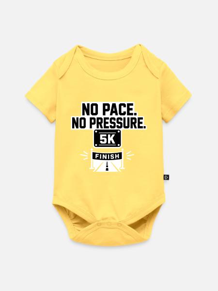 No Pace 5K - Baby Premium Kurzarmbody - Pastellgelb