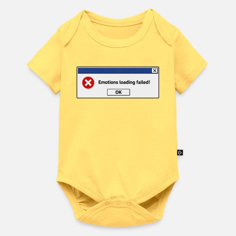 Emotions loading failed - Baby Premium short-sleeve bodysuit - sky yellow