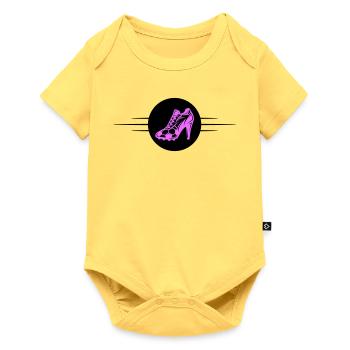 Women's Football Football Boots Football - Baby Premium short-sleeve bodysuit - sky yellow - Front