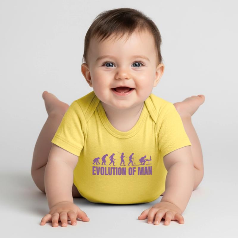 Programmeur Computer Freak Evolution Rétro Body à manches courtes Premium Bébé