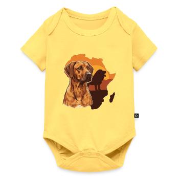 Rhodesian Ridgeback - Baby Premium short-sleeve bodysuit - sky yellow - Front