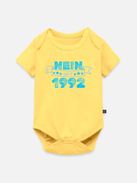 1992 - Baby Premium Kurzarmbody - Pastellgelb