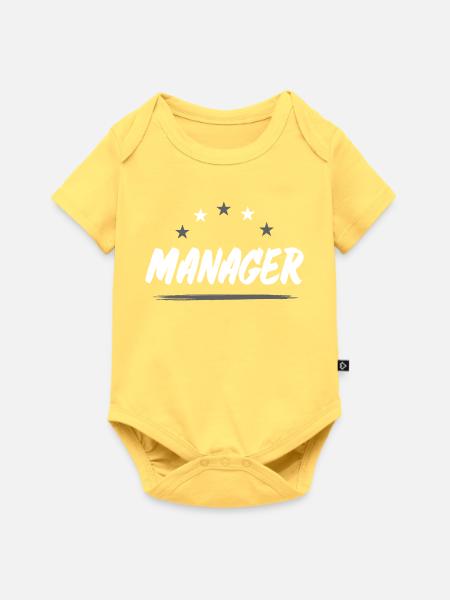 Manager Beruf - Baby Premium Kurzarmbody - Pastellgelb
