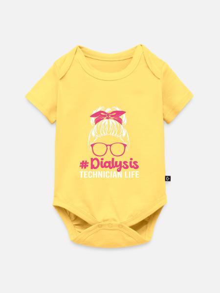 Dialyse-Techniker - Baby Premium Kurzarmbody - Pastellgelb