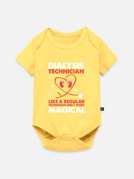 Dialyse-Techniker - Baby Premium Kurzarmbody - Pastellgelb