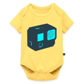 Action Camera Drone Icon - Baby Premium short-sleeve bodysuit - sky yellow - Front