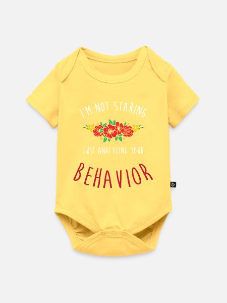 Verhaltenstherapie Therapie Verhalten - Baby Premium Kurzarmbody - Pastellgelb