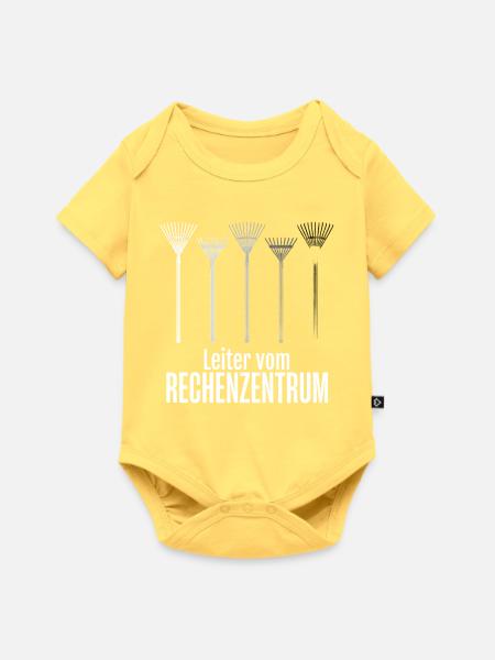 Rechenzentrum Design Gartengeräte Rechen Leiter - Baby Premium Kurzarmbody - Pastellgelb