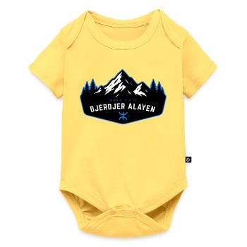 Djerdjer_Alayen_2 - Baby Premium short-sleeve bodysuit - sky yellow - Front
