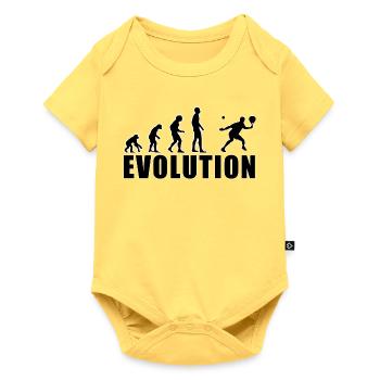 Evolution Padel Player Gift - Baby Premium short-sleeve bodysuit - sky yellow - Front