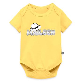 First name Maileen - Baby Premium short-sleeve bodysuit - sky yellow - Front