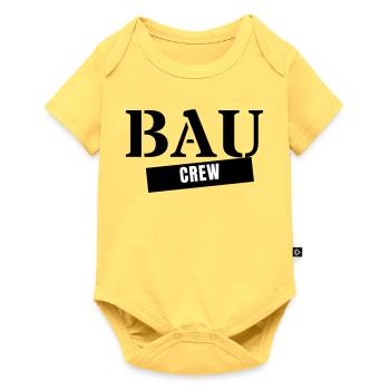 Construction Crew - Construction Worker Craftsman Construction Site Team - Baby Premium short-sleeve bodysuit - sky yellow - Front