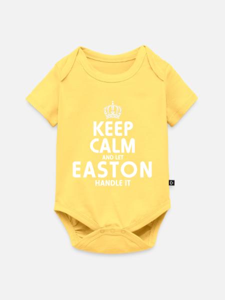 EASTON Handle It - Baby Premium Kurzarmbody - Pastellgelb