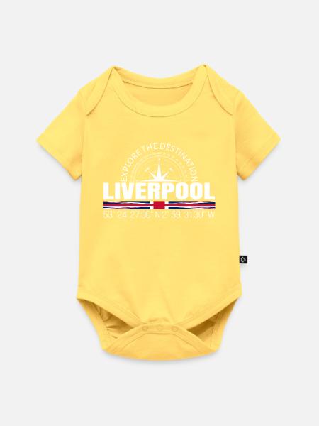 Liverpool - Baby Premium Kurzarmbody - Pastellgelb