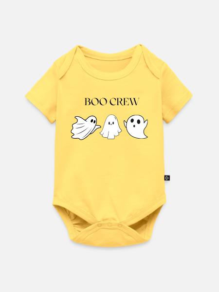 BOO CREW - Baby Premium Kurzarmbody - Pastellgelb