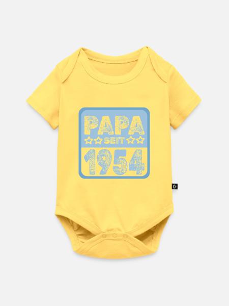 Spruch 1954 - Baby Premium Kurzarmbody - Pastellgelb