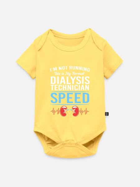 Dialyse-Techniker - Baby Premium Kurzarmbody - Pastellgelb