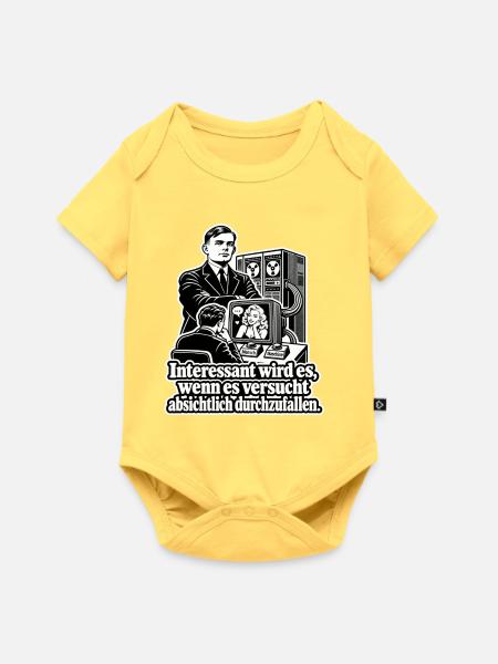 Turing Test - Baby Premium Kurzarmbody - Pastellgelb