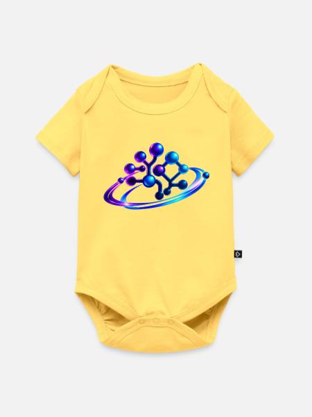 Neuron - Baby Premium Kurzarmbody - Pastellgelb