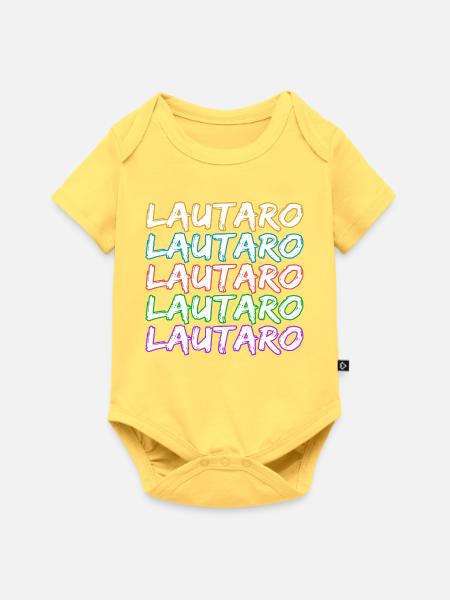 Bergsteigen Lautaro - Baby Premium Kurzarmbody - Pastellgelb