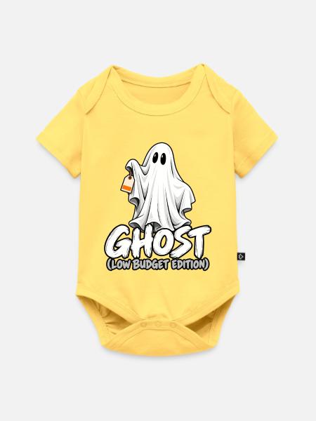 Geist Cartoon Low Budget Edition - Baby Premium Kurzarmbody - Pastellgelb