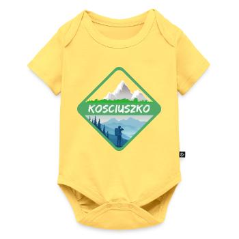 Geschenk für Kosciuszko - Baby Premium Kurzarmbody - Pastellgelb - Vorne