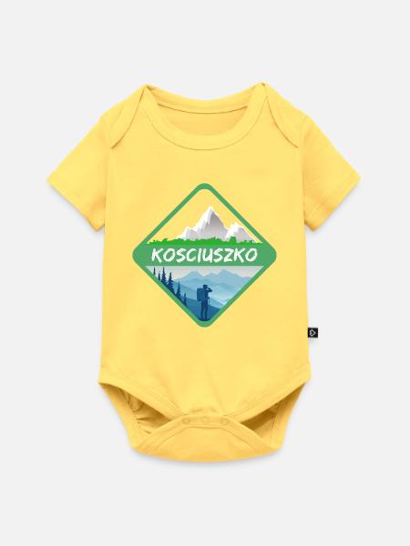Geschenk für Kosciuszko - Baby Premium Kurzarmbody - Pastellgelb