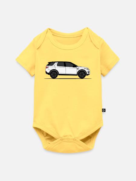 Discovery-Sport - Baby Premium Kurzarmbody - Pastellgelb