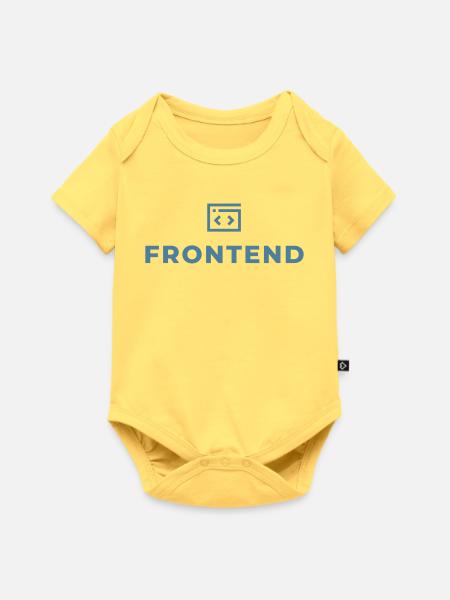 Frontend - Baby Premium Kurzarmbody - Pastellgelb
