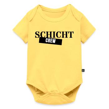 Équipe de nuit - Collègues de nuit de travail - Body à manches courtes Premium Bébé - jaune pastel - Devant