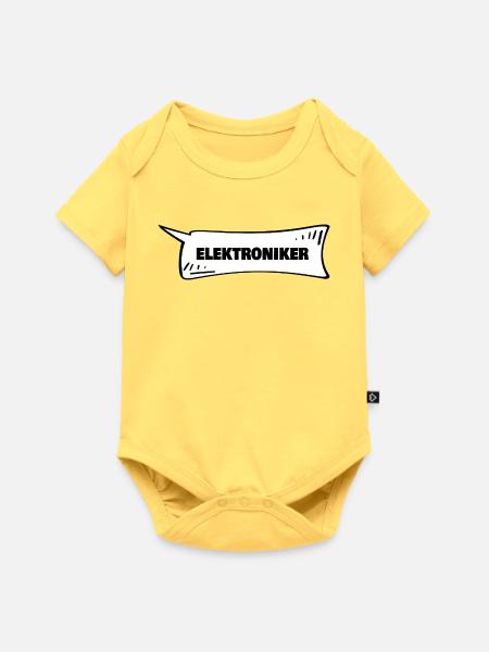 Azubi Elektroniker - Baby Premium Kurzarmbody - Pastellgelb