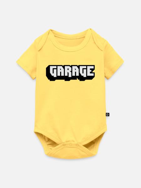 Garage-Musik - Baby Premium Kurzarmbody - Pastellgelb