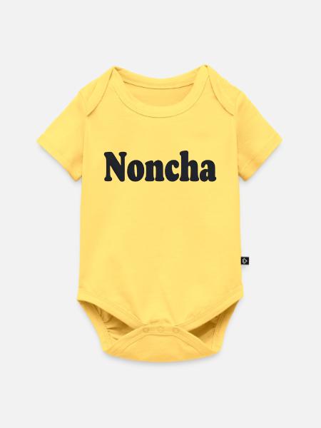Noncha – Flämisches Textdesign - Baby Premium Kurzarmbody - Pastellgelb