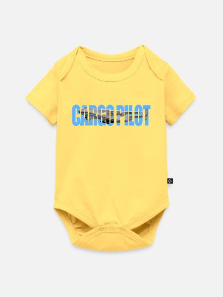 Cargo pilot An-225 - Baby Premium Kurzarmbody - Pastellgelb