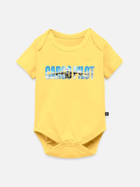 Cargo pilot An-124 - Baby Premium Kurzarmbody - Pastellgelb