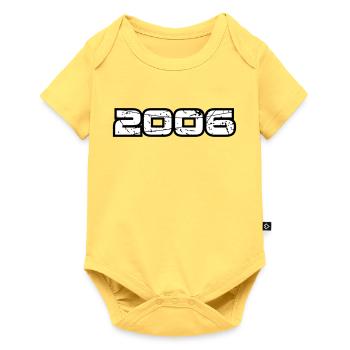 2006 - Baby Premium short-sleeve bodysuit - sky yellow - Front