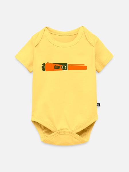 Pinpointer Sonde Sondengänger - Baby Premium Kurzarmbody - Pastellgelb