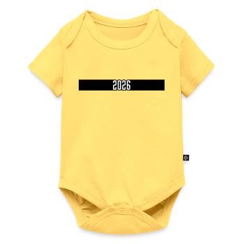 2026 Line Year - Baby Premium short-sleeve bodysuit - sky yellow - Front