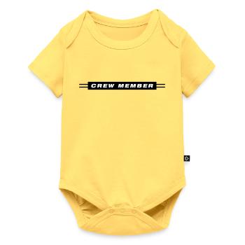 Conception de l’équipage - Body à manches courtes Premium Bébé - jaune pastel - Devant