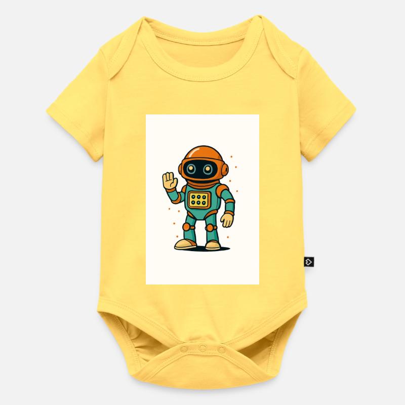Libérer la Palestine - Body à manches courtes Premium Bébé - jaune pastel