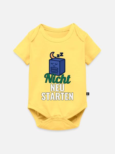 T-Shirt für Sysadmin – Nicht neu starten - Baby Premium Kurzarmbody - Pastellgelb