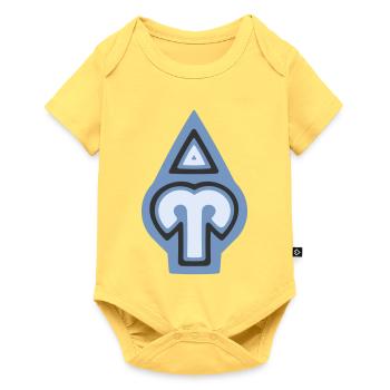 Tierkreis-Stammeswidder und Feuer - Baby Premium Kurzarmbody - Pastellgelb - Vorne
