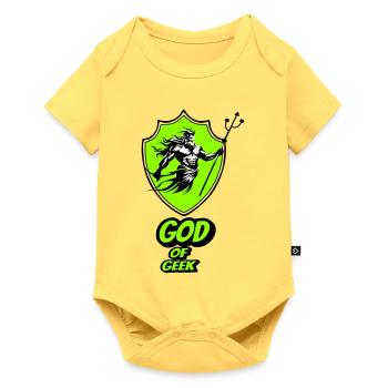 God of geek - Baby Premium short-sleeve bodysuit - sky yellow - Front