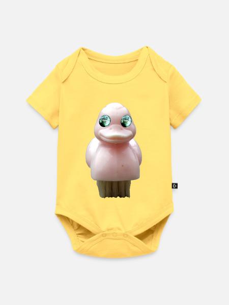 Duck Toe - Baby Premium Kurzarmbody - Pastellgelb