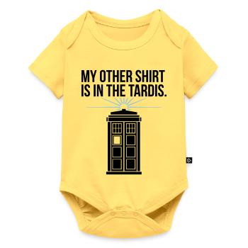 My Other Shirt Is In The Tardis - Baby Premium short-sleeve bodysuit - sky yellow - Front