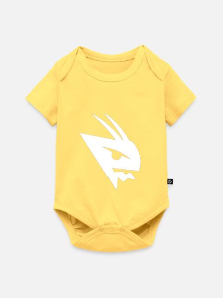 CRICKETFIT - Baby Premium Kurzarmbody - Pastellgelb