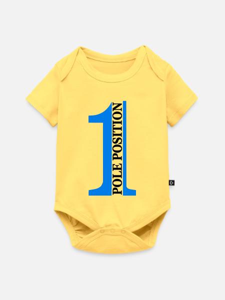 Poleposition - Baby Premium Kurzarmbody - Pastellgelb