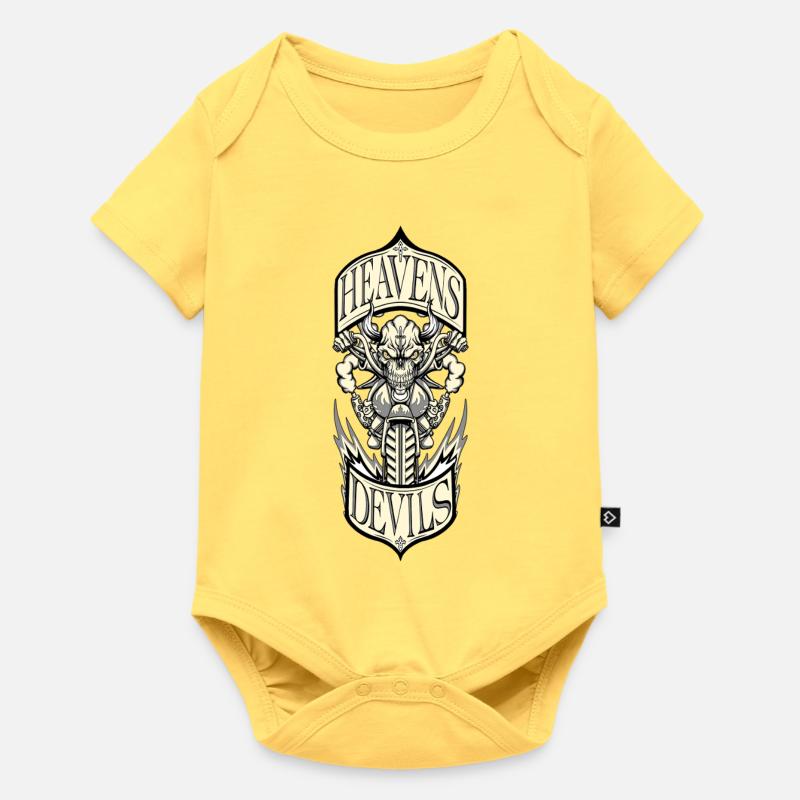 Heavens Devils - Baby Premium short-sleeve bodysuit - sky yellow