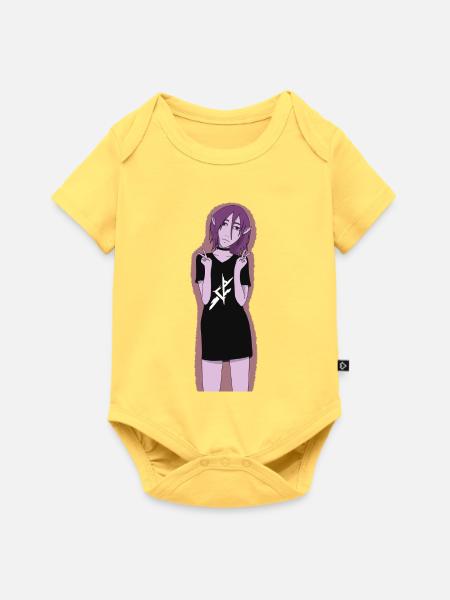 Blitz-Sigil Elf Tee - Baby Premium Kurzarmbody - Pastellgelb