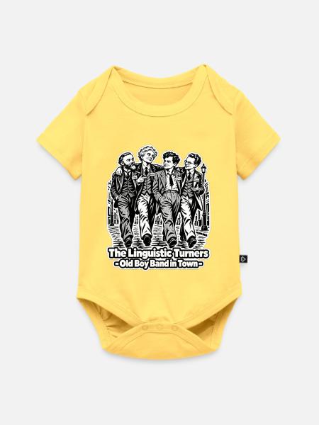 The Linguistic Turners - Baby Premium Kurzarmbody - Pastellgelb